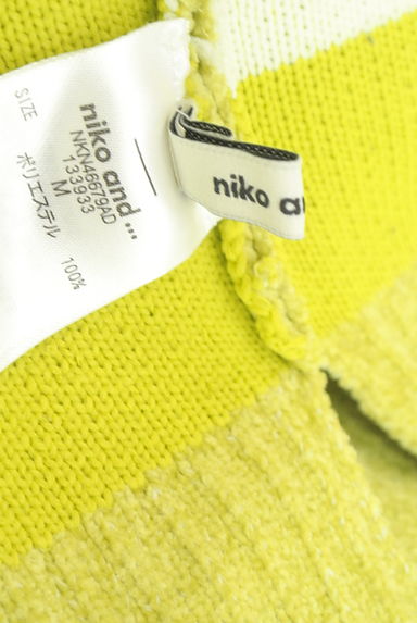niko and...（ニコ アンド）の古着「ベロアライクハイゲージニットトップス（ニット）」大画像６へ