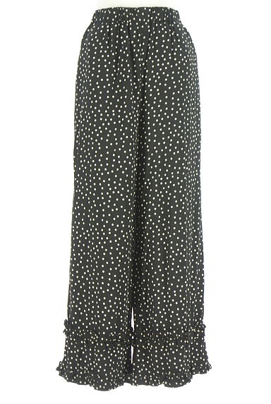 studio CLIP（スタディオクリップ）の古着「essential natural by clip 裾フリルドット柄パンツ（パンツ）」大画像１へ