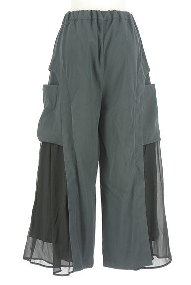 OSMOSIS（オズモーシス）の古着「loaf シフォン切替ワイドパンツ（パンツ）」大画像２へ