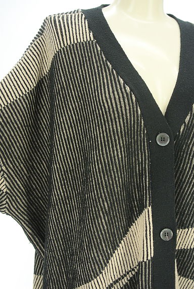 OSMOSIS（オズモーシス）の古着「配色リブニットカーディガン（カーディガン・ボレロ）」大画像４へ