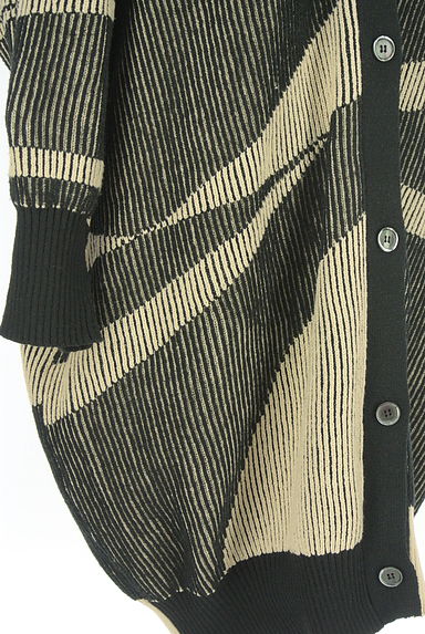 OSMOSIS（オズモーシス）の古着「配色リブニットカーディガン（カーディガン・ボレロ）」大画像５へ