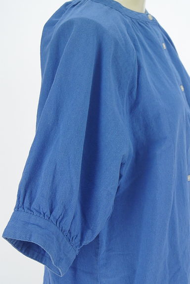 studio CLIP（スタディオクリップ）の古着「半そでバンドカラーブラウス（ブラウス）」大画像５へ