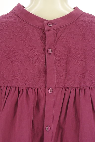 studio CLIP（スタディオクリップ）の古着「刺しゅう切替フレアブラウス（ブラウス）」大画像４へ