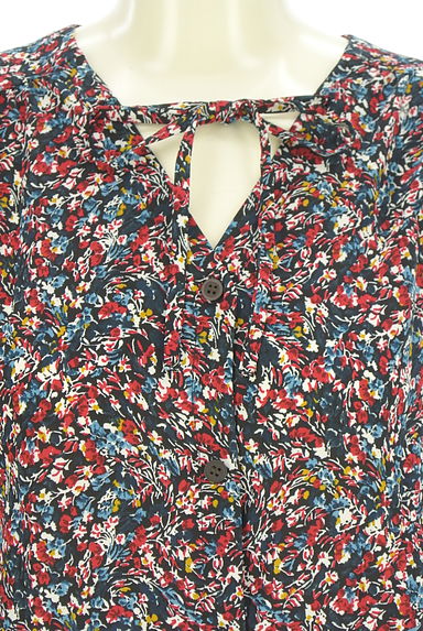 studio CLIP（スタディオクリップ）の古着「花柄ブラウスワンピース（ワンピース・チュニック）」大画像４へ