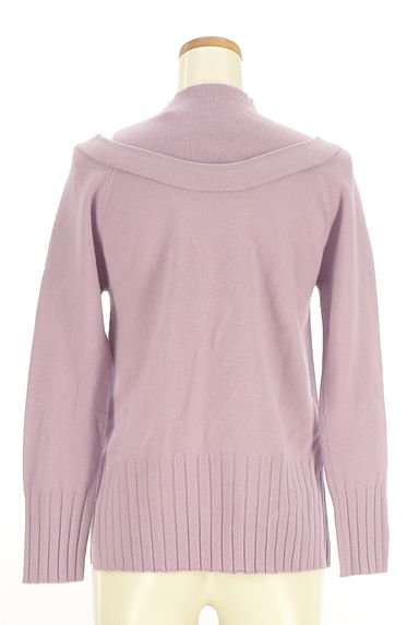 JILLSTUART（ジルスチュアート）の古着「ハイネックオープンショルダーニット（ニット）」大画像２へ