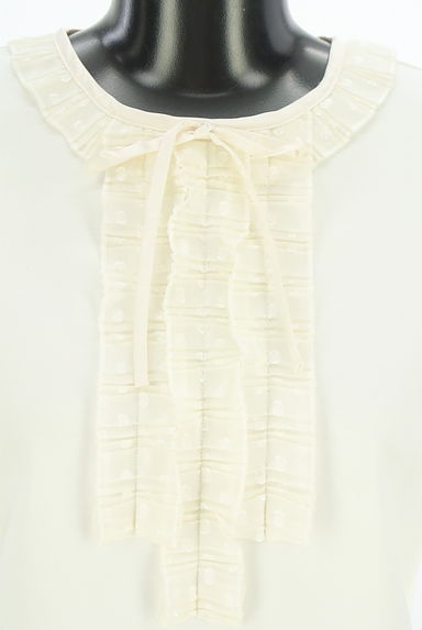 JILLSTUART（ジルスチュアート）の古着「ドットドビー切替カットソー（カットソー・プルオーバー）」大画像４へ