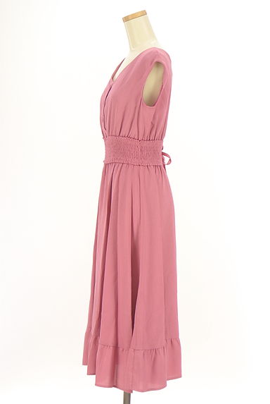 JILL by JILLSTUART（ジルバイジルスチュアート）の古着「Vネックノースリワンピ―ス（ワンピース・チュニック）」大画像３へ