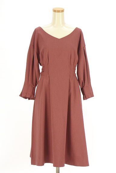 JILL by JILLSTUART（ジルバイジルスチュアート）の古着「リボンベルトドッキングワンピース（ワンピース・チュニック）」大画像１へ