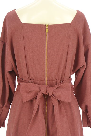 JILL by JILLSTUART（ジルバイジルスチュアート）の古着「リボンベルトドッキングワンピース（ワンピース・チュニック）」大画像５へ