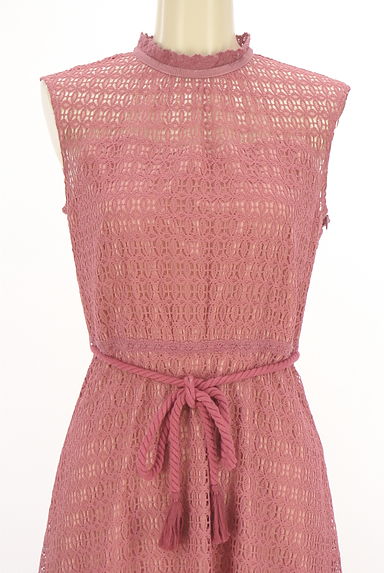 JILL by JILLSTUART（ジルバイジルスチュアート）の古着「ノースリ総レースワンピース（ワンピース・チュニック）」大画像４へ