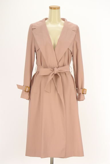 MISCH MASCH（ミッシュマッシュ）の古着「プリーツ別地切替ロングコート（トレンチコート）」大画像１へ