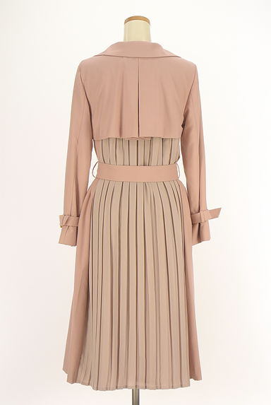 MISCH MASCH（ミッシュマッシュ）の古着「プリーツ別地切替ロングコート（トレンチコート）」大画像２へ