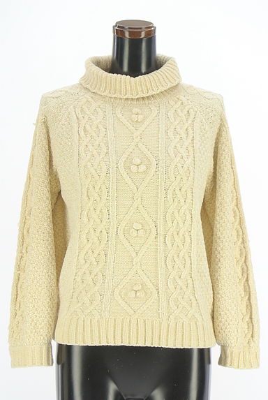 F i.n.t（フィント）の古着「F&A オフタートルアランケーブルニットトップス（ニット）」大画像１へ