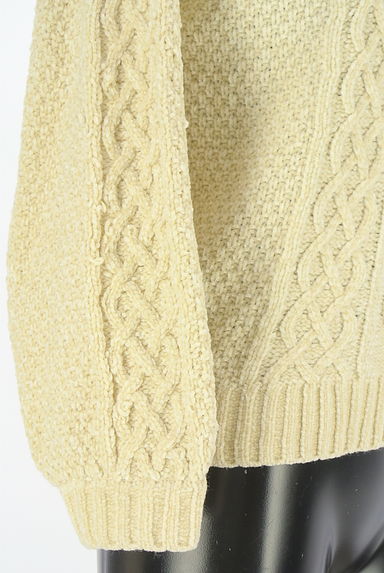 F i.n.t（フィント）の古着「F&A オフタートルアランケーブルニットトップス（ニット）」大画像５へ