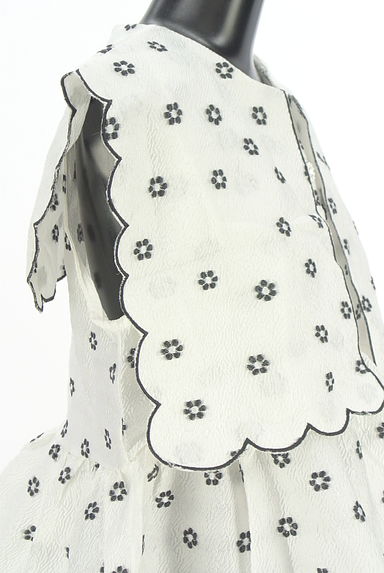 Sister Jane（シスタージェーン）の古着「ビッグカラー花柄ジャガードブラウス（カットソー・プルオーバー）」大画像５へ