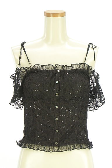 DEICY（デイシー）の古着「me&me couture スパンコール付きトップス（カットソー・プルオーバー）」大画像１へ