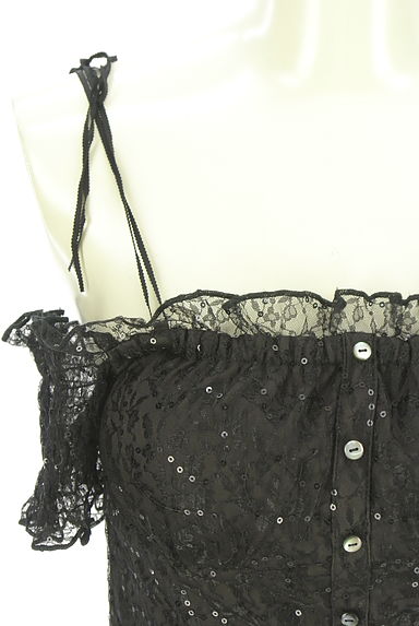 DEICY（デイシー）の古着「me&me couture スパンコール付きトップス（カットソー・プルオーバー）」大画像５へ