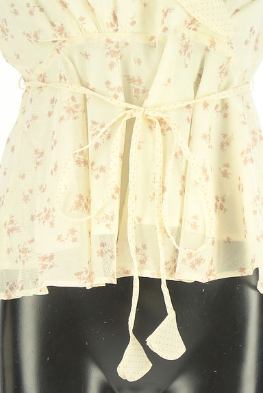 DEICY（デイシー）の古着「花柄光沢シフォンブラウス（カットソー・プルオーバー）」大画像５へ