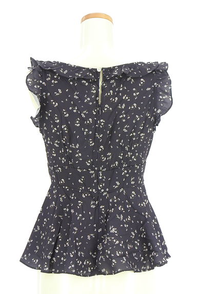 DEICY（デイシー）の古着「小花柄ペプラムブラウス（カットソー・プルオーバー）」大画像２へ