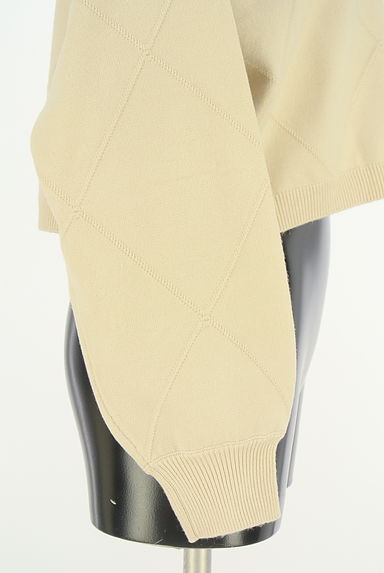 PROPORTION BODY DRESSING（プロポーションボディドレッシング）の古着「ダイヤ柄ゆるショートニット（ニット）」大画像５へ