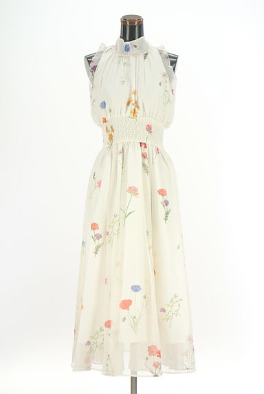 Snidel（スナイデル）の古着「花柄シアーロングフレアワンピース（ワンピース・チュニック）」大画像１へ