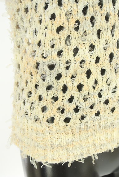 Samansa Mos2（サマンサモスモス）の古着「ミックス糸メッシュニットベスト（ベスト・ジレ）」大画像５へ