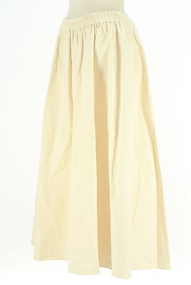 Samansa Mos2（サマンサモスモス）の古着「ツイルロングスカート（ロングスカート・マキシスカート）」大画像３へ