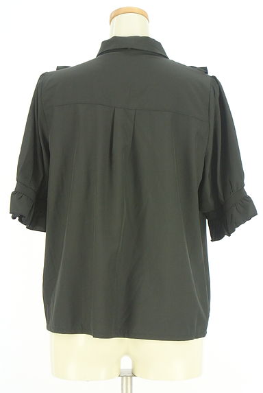 axes femme（アクシーズファム）の古着「半そで花柄刺しゅうブラウス（ブラウス）」大画像２へ