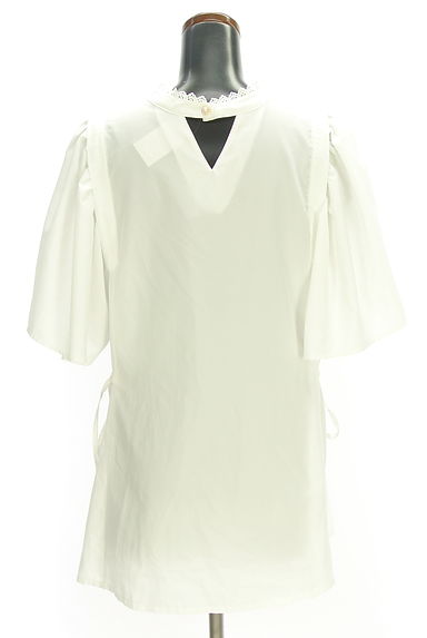 axes femme（アクシーズファム）の古着「半そでノーカラーブラウス（ブラウス）」大画像２へ