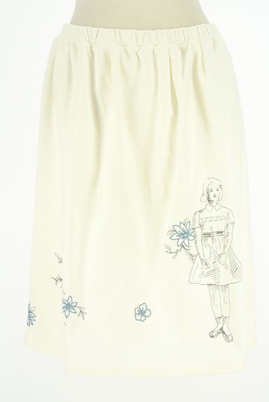 agnes b（アニエスベー）の古着「刺繍入りプリントスカート（スカート）」大画像１へ