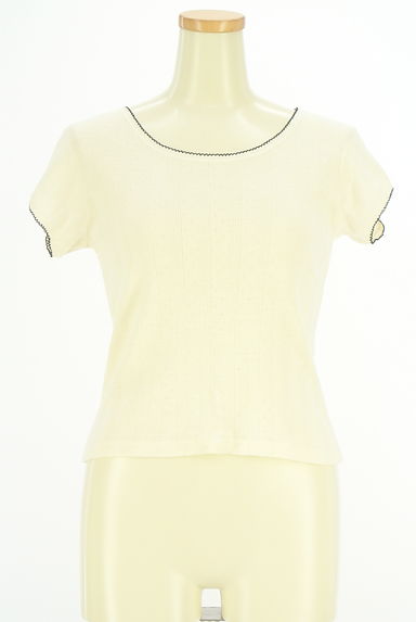 agnes b（アニエスベー）の古着「半そでリブニットトップス（ニット）」大画像１へ