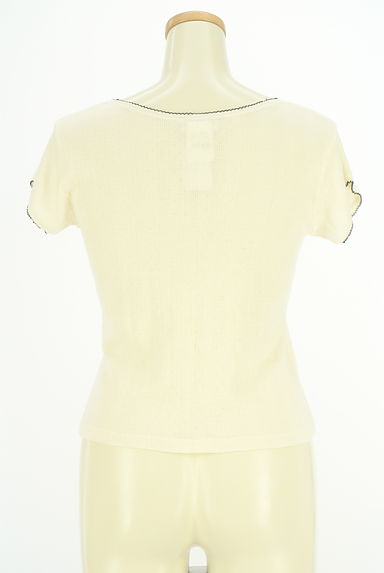 agnes b（アニエスベー）の古着「半そでリブニットトップス（ニット）」大画像２へ