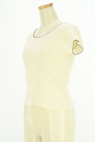 agnes b（アニエスベー）の古着「半そでリブニットトップス（ニット）」大画像３へ