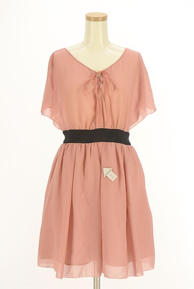 JILL by JILLSTUART（ジルバイジルスチュアート）の古着「フレンチスリーブシフォンワンピース（ワンピース・チュニック）」大画像４へ