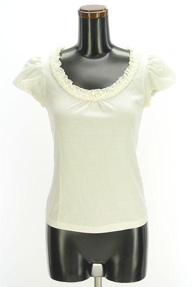 JUSGLITTY（ジャスグリッティー）の古着「シフォン切替パフスリカットソー（カットソー・プルオーバー）」大画像１へ