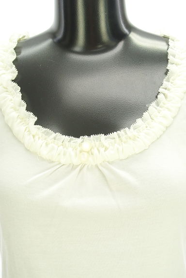 JUSGLITTY（ジャスグリッティー）の古着「シフォン切替パフスリカットソー（カットソー・プルオーバー）」大画像４へ