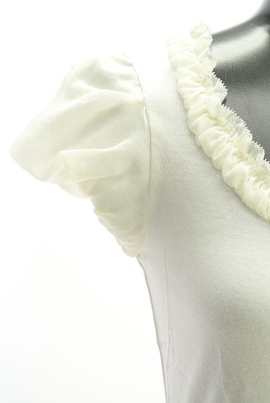 JUSGLITTY（ジャスグリッティー）の古着「シフォン切替パフスリカットソー（カットソー・プルオーバー）」大画像５へ