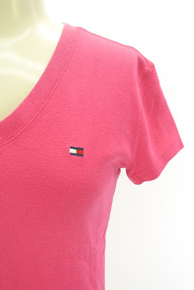 TOMMY HILFIGER（トミーヒルフィガー）の古着「半そでVネックTシャツ（Ｔシャツ）」大画像４へ