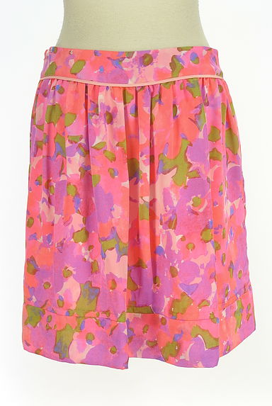 Chesty（チェスティ）の古着「膝上丈花柄スカート（ミニスカート）」大画像２へ