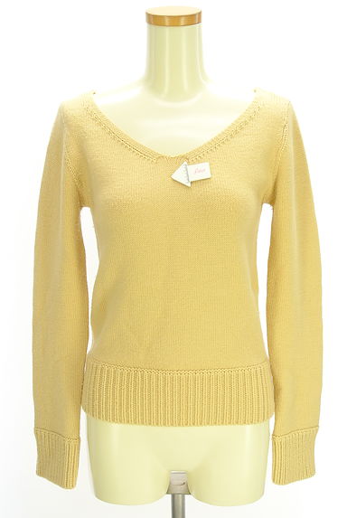 VICKY（ビッキー）の古着「Vネックニットトップス（ニット）」大画像４へ