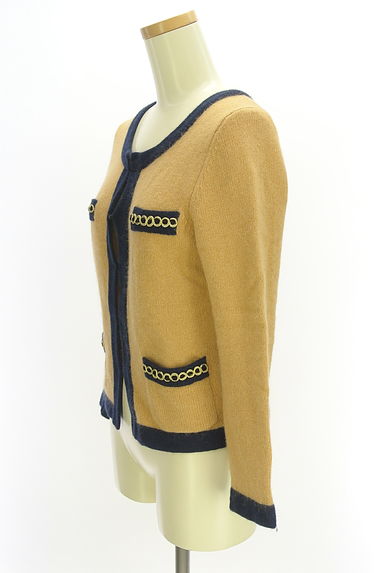 FREDY&GLOSTER（フレディ＆グロスター）の古着「Fredy emue ジャケット風ニットカーディガン（カーディガン・ボレロ）」大画像３へ