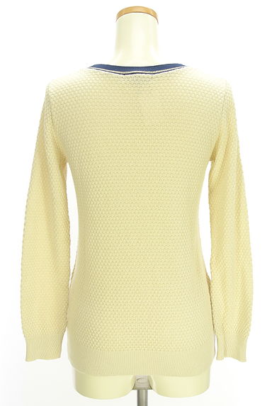 MISCH MASCH（ミッシュマッシュ）の古着「ライン入りニットカーディガン（カーディガン・ボレロ）」大画像２へ