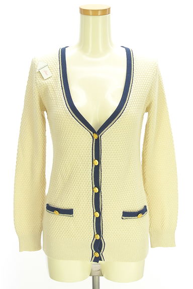 MISCH MASCH（ミッシュマッシュ）の古着「ライン入りニットカーディガン（カーディガン・ボレロ）」大画像４へ