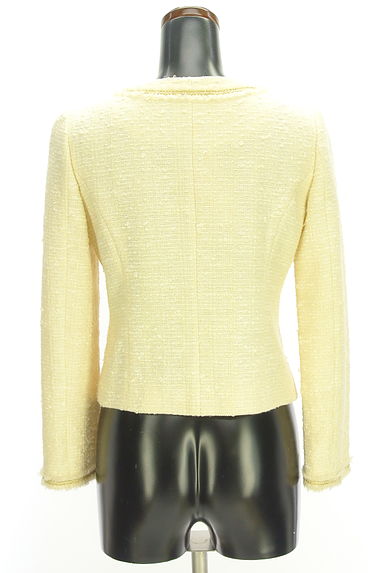 Apuweiser riche（アプワイザーリッシェ）の古着「ノーカラーツイードジャケット（ジャケット）」大画像２へ