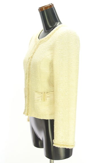 Apuweiser riche（アプワイザーリッシェ）の古着「ノーカラーツイードジャケット（ジャケット）」大画像３へ