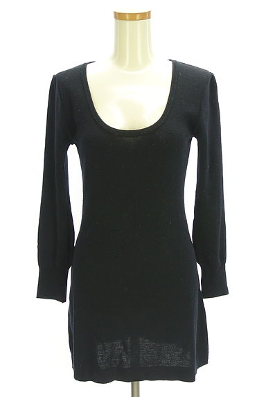 ef-de（エフデ）の古着「ラウンドネックニットワンピース（ワンピース・チュニック）」大画像１へ