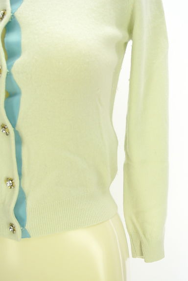 MISCH MASCH（ミッシュマッシュ）の古着「ビジューボタンニットカーディガン（カーディガン・ボレロ）」大画像５へ