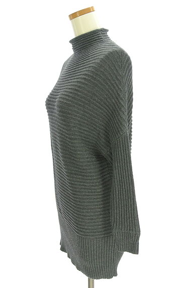 DoCLASSE（ドゥクラッセ）の古着「モックネックリブニットトップス（ニット）」大画像３へ