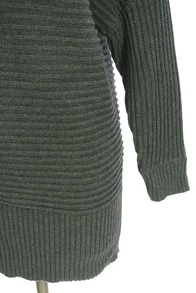 DoCLASSE（ドゥクラッセ）の古着「モックネックリブニットトップス（ニット）」大画像５へ