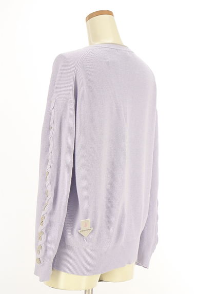 MAYSON GREY（メイソングレイ）の古着「レースアップスリーブニット（ニット）」大画像４へ